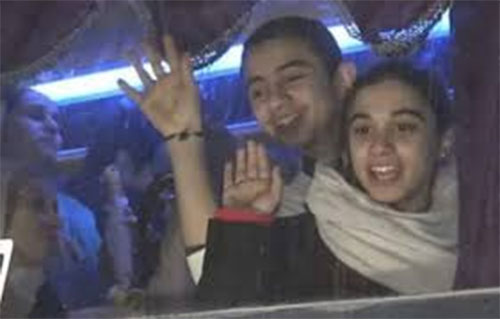 Liberado el primer grupo de secuestrados por terroristas en Duma